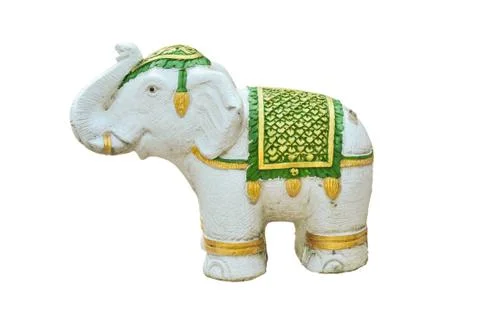 Stone elephant statue 스톡 사진