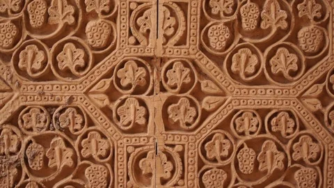 Stone engraving, Iraq 스톡 동영상 111206558