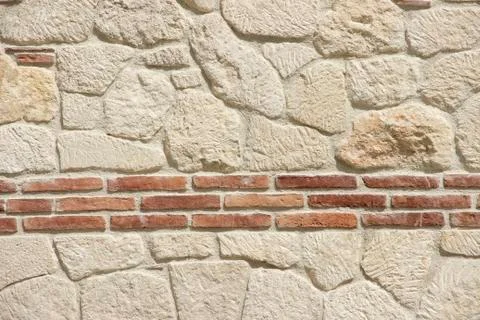 Stone facade Stockfoto's