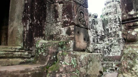 Stone face dolly Vídeo Stock 42188370