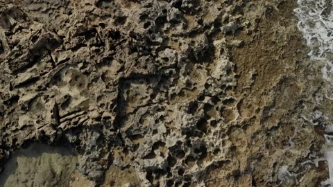 Stone Face Drone Video stock 156018337