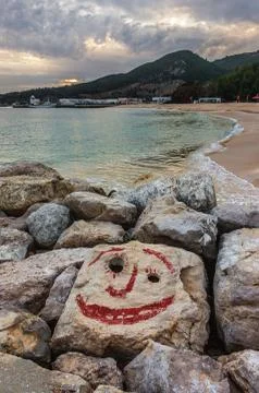 Stone Face Stock Photos