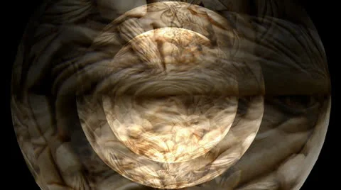 Stone Face Spin Motion Mapping Stockbeeldmateriaal 24732337