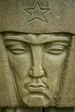 Stone faces Stock Photos