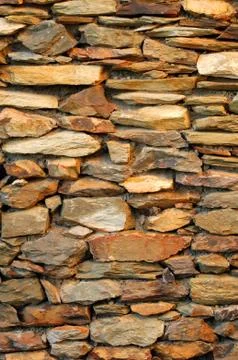 Stone feature wall Stock Photos