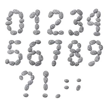 Stone font Stock Photos