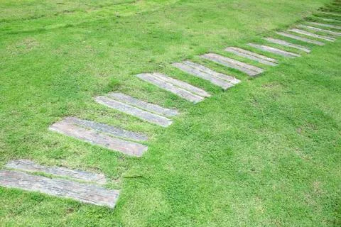 Stone footpath Stock Photos