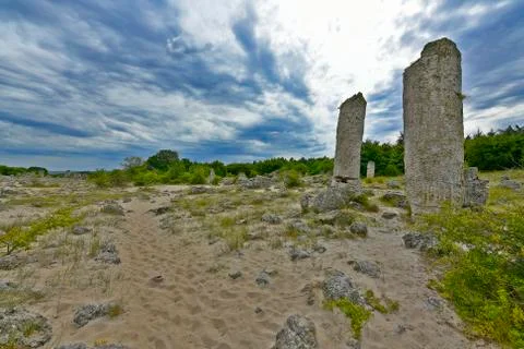 The stone forest Stock Photos