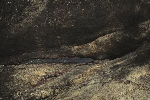 Stone in the form of vulva Stock Photos