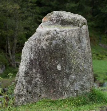 Stone formation in landscape Stock Photos