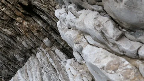 Stone formations with different patterns... | Stock Video | Pond5