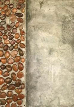 Stone frame background nature for design Stock Photos