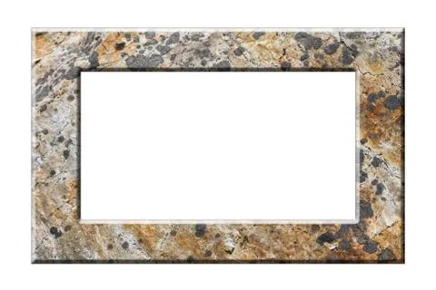 Stone Frame Stock Illustration