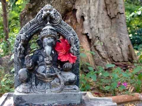 Stone Ganesh Stock Photos
