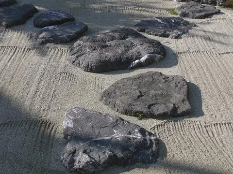 Stone garden Stock Photos