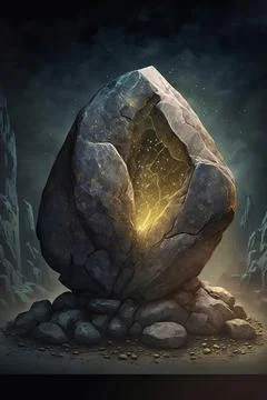 Stone of golorr Stock Illustration