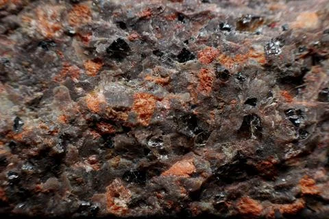 Stone granite different colors split close-up texture Stock Photos