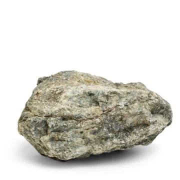 Stone granite isolated on white background (in my portfolio have Stock Photos