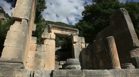 Stone grave Video stock 12746246