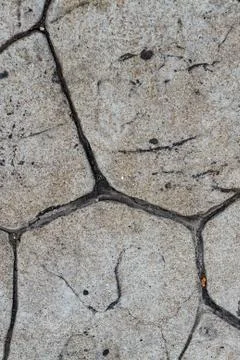 Stone gray pattern cracked vertical base tough weathered monochrome backgroun Stock Photos