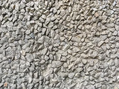 Stone Grey brickwork, stone texture, old background Stock Photos