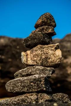 Stone heap Stock Photos