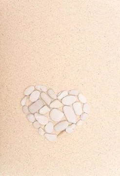 Stone heart Stock Photos