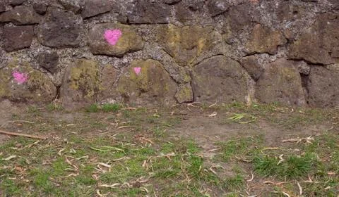 Stone Hearts Stock Photos