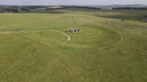 Stone Henge Establishing Stock Footage 161958468