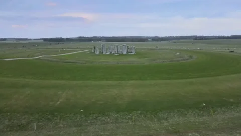 Stone Henge Sunset 1 Stock Footage 185110954