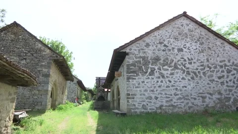 Stone house Stock Footage 130849955