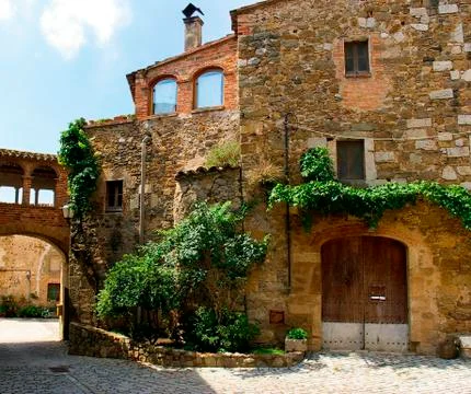The stone house Stock Photos