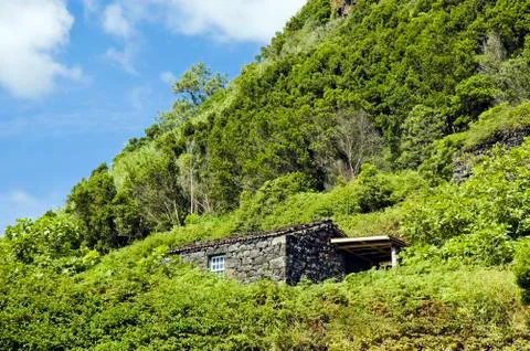 Stone house Stock Photos