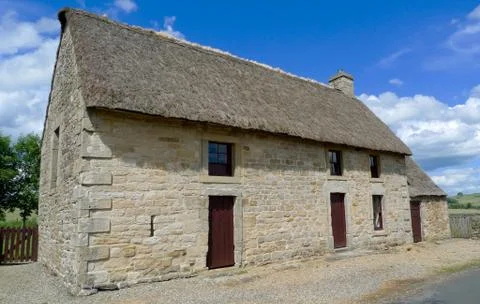 Stone house Stockfoto's