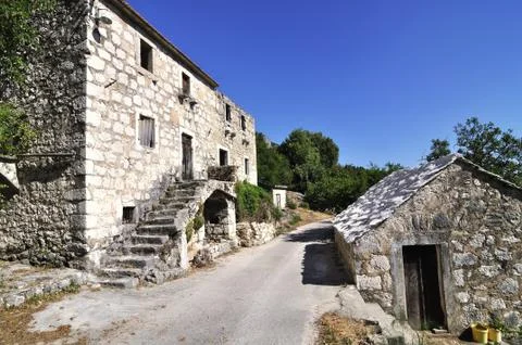 Stone house Stock Photos