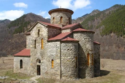 The stone house Stock Photos