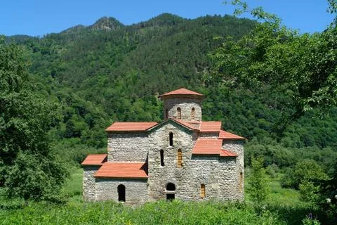 The stone house Stock Photos