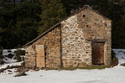 Stone house. Stock Photos