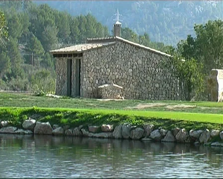 Stone hut  Stock Footage 25912103