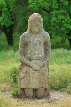 Stone Idol Stockfoto's