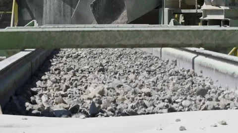 Stone industrial sieve Stock Footage 52354541