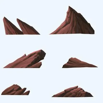 Stone isolated on white background. Stock Illustration