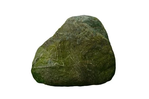 Stone isolated on white background Stock Photos