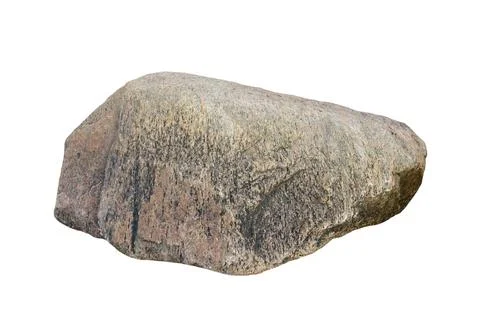 Stone isolated on white background Stock Photos