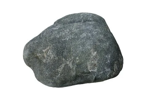 Stone isolated on white background 库存照片