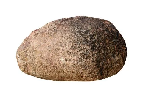 Stone isolated on white background Stock Photos