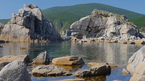 The stone lagoon. 動画素材 94600344