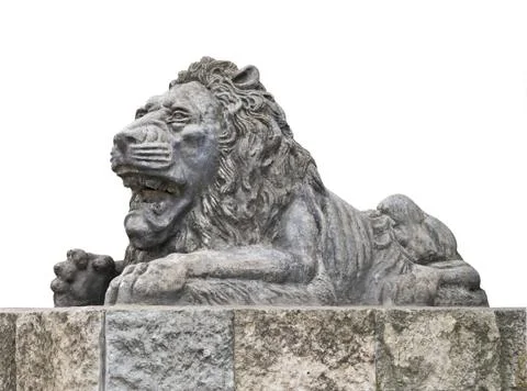 Stone lion Stock Photos