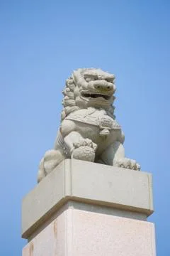 Stone lion Stock Photos