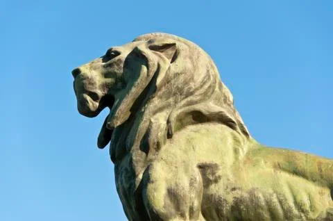 Stone lion Stock Photos